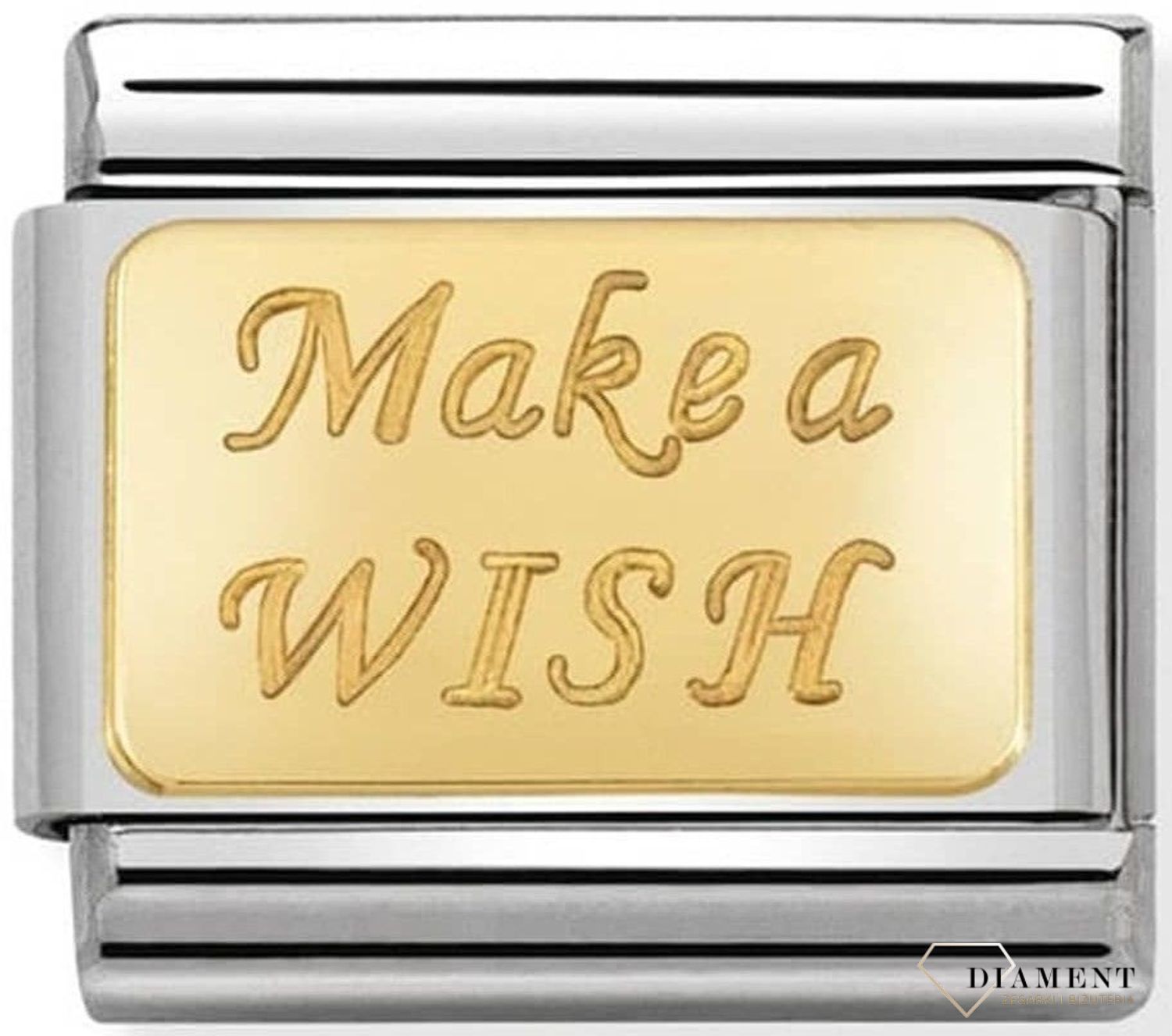 Nomination - Link 18K zawieszka złoto 'Pomyśl życzenie' 030121 43 biżuteria nomination nomination zawieszki nomination baza.jpg